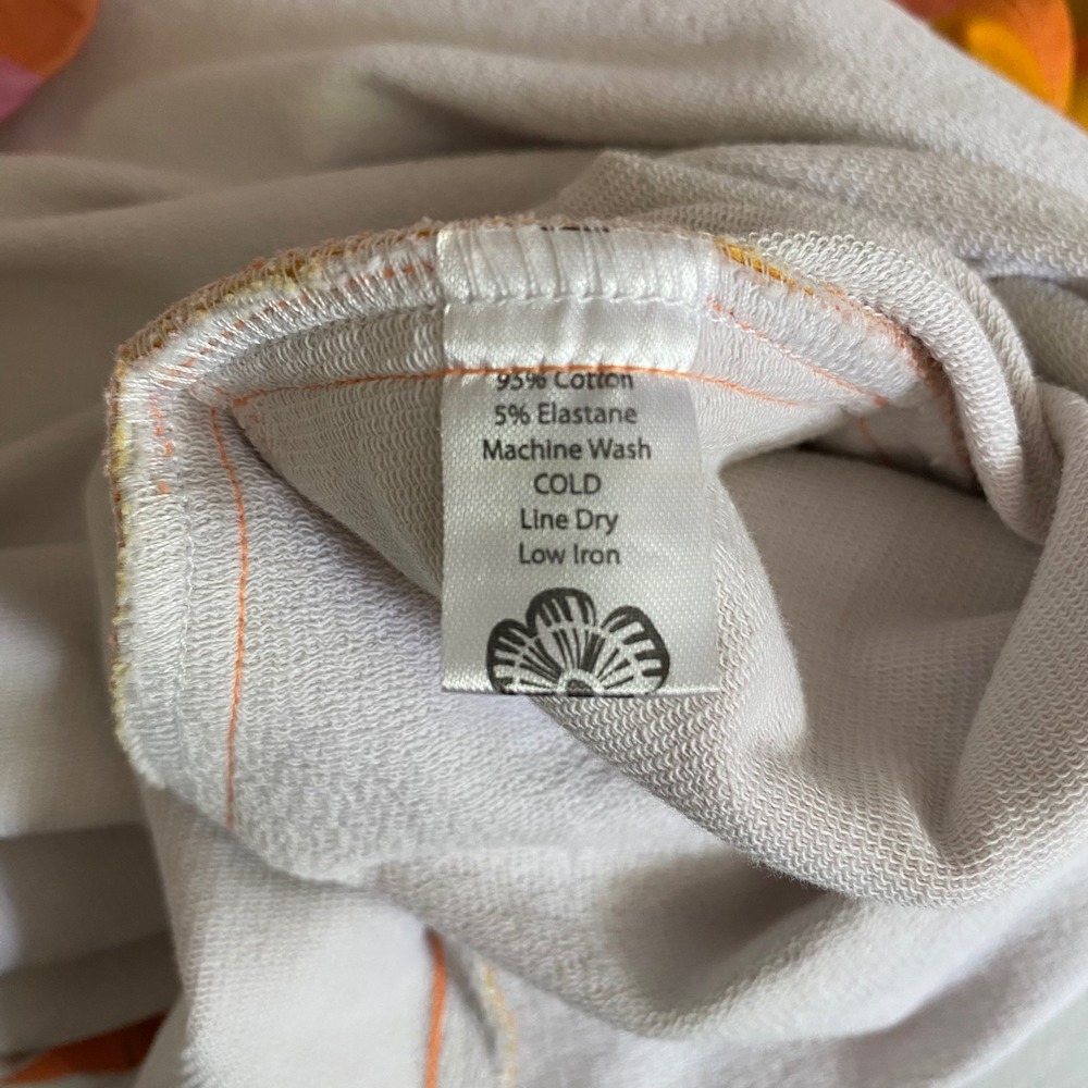 Lesley Evers Large Orange Pink Plaid Sleeveless Shift Dress Collared Retro - Picture 6 of 7